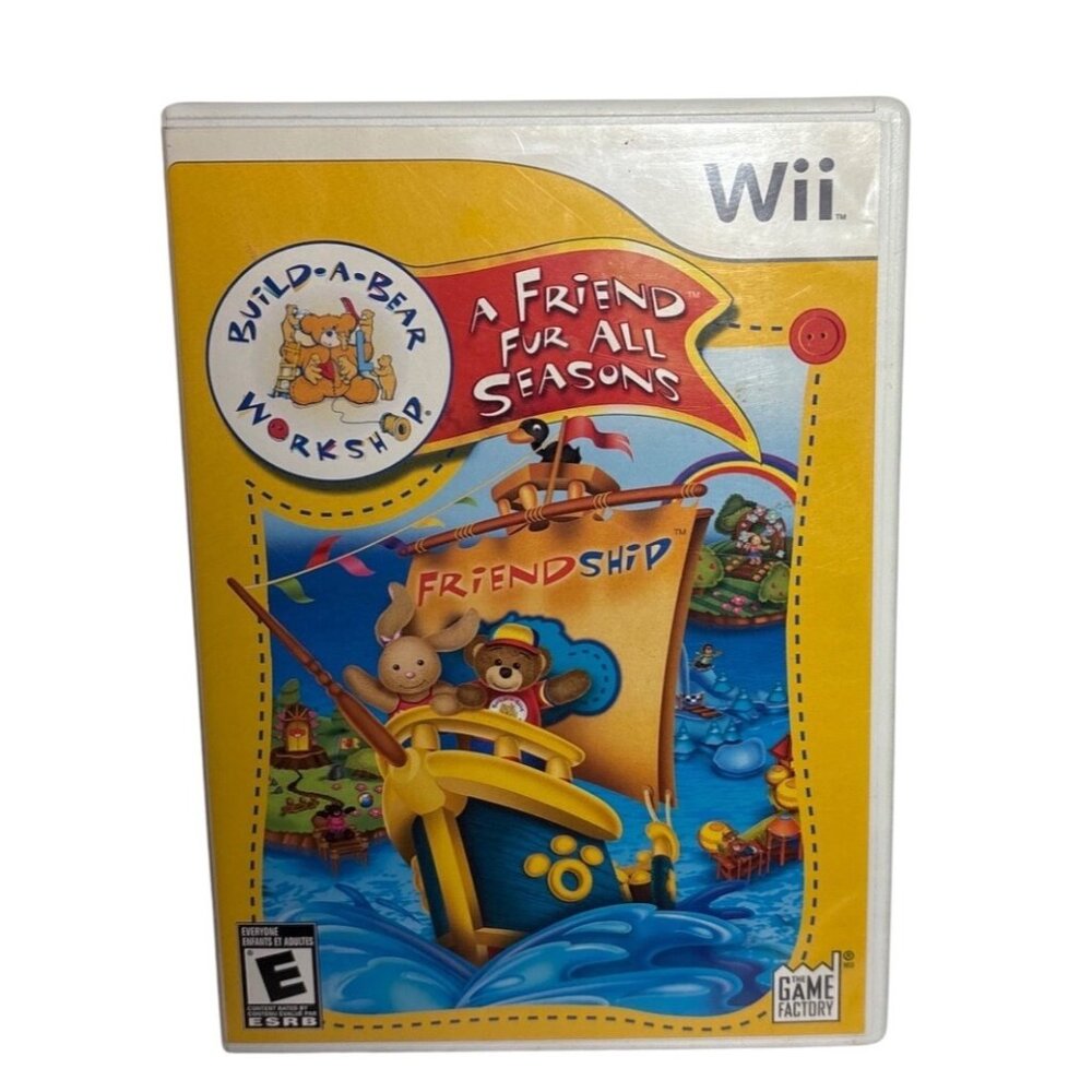 Build A Bear Wii Game  A Friend Fur All Seasons Nintendo 2008